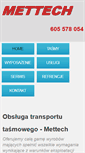 Mobile Screenshot of mettech.pl